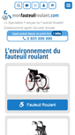 Mobile Screenshot of monfauteuilroulant.com